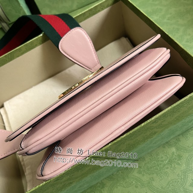 Gucci專櫃古馳最新款Blondie互扣單肩斜挎鏈條女包 jh2311型號：698643
